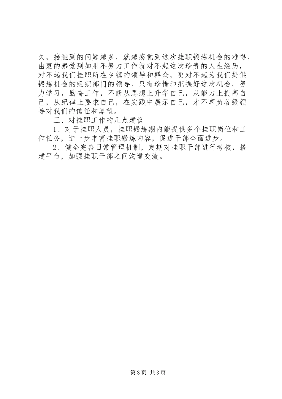 徐忠华挂职干部工作总结材料_第3页