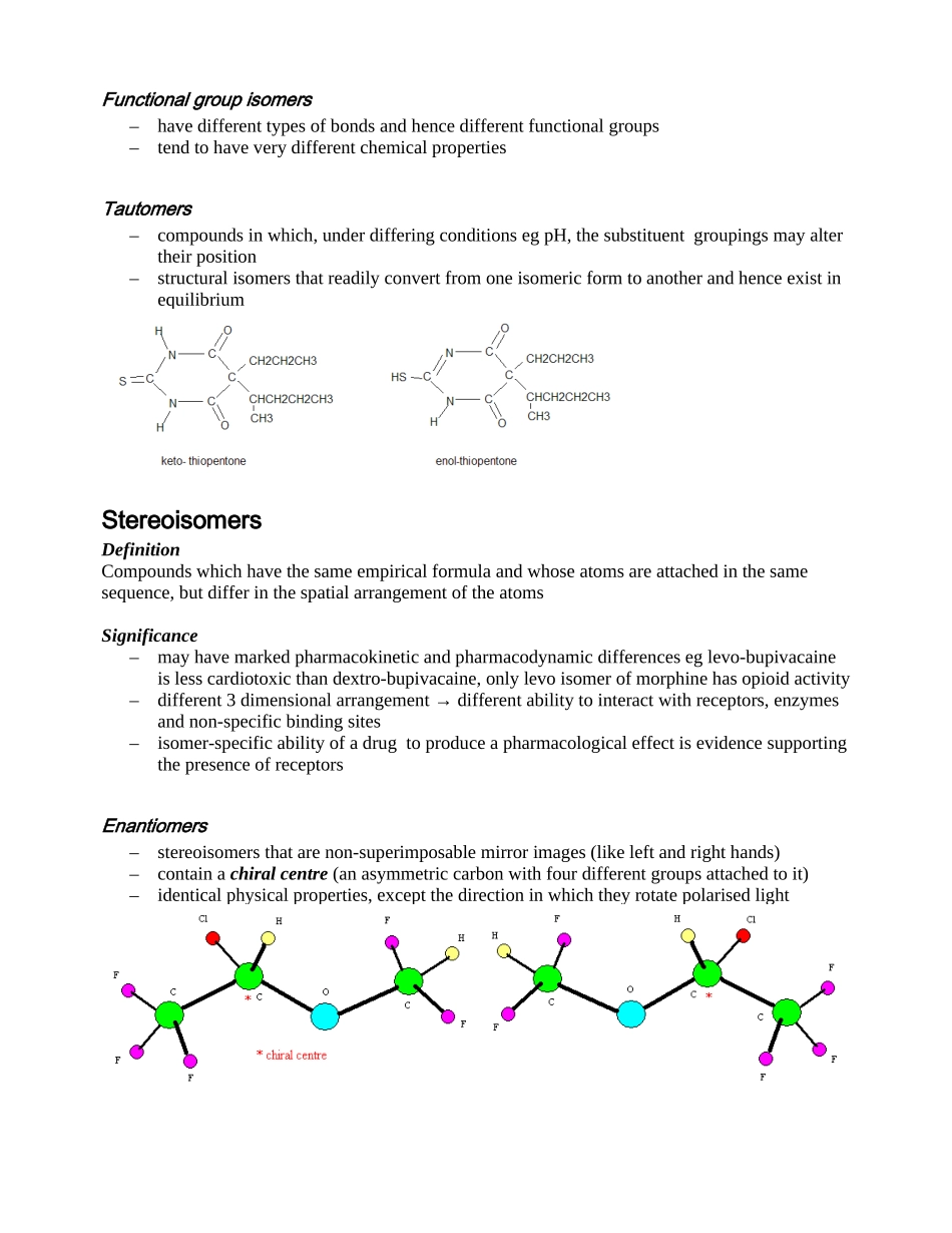 化学原料药开发-异构体的分类 ISOMERS_第2页