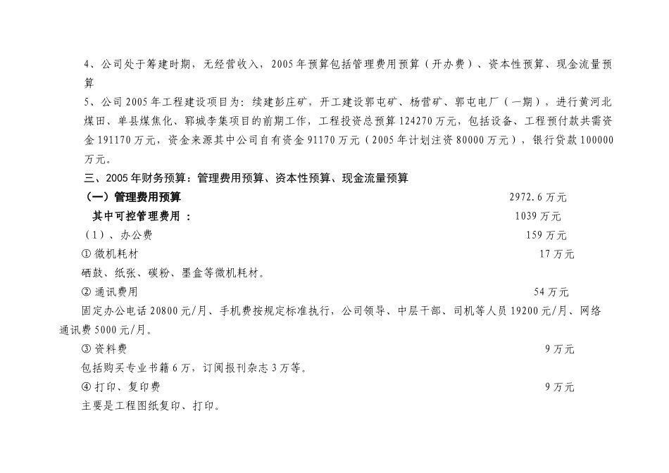 czoigv2005年度财务预算(二稿)_第2页