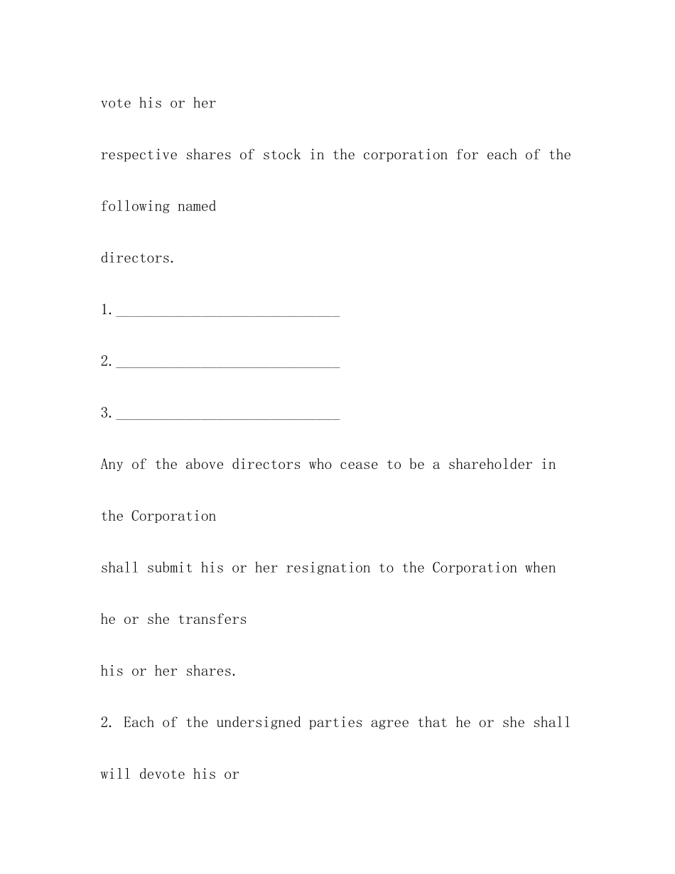 股东协议中英文版_第3页