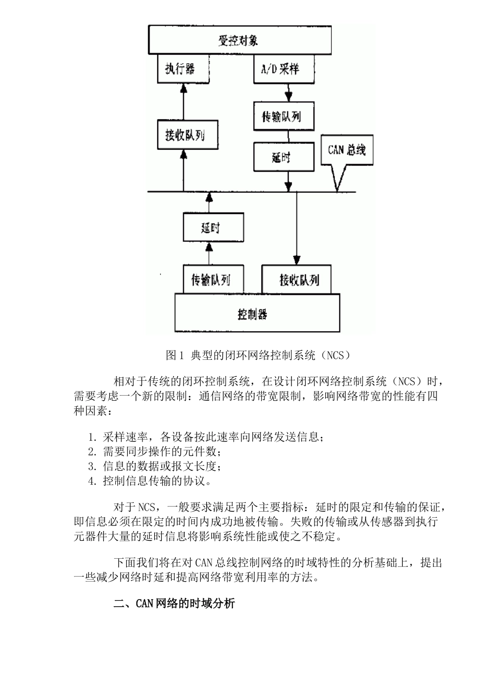 CAN总线控制网络实时性分析_第2页
