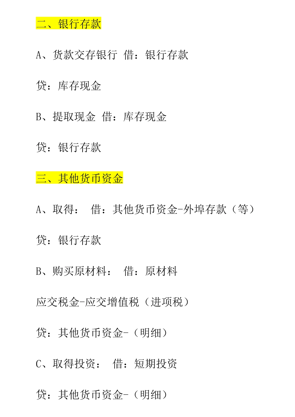 初级会计实务会计分录最全总结_第3页