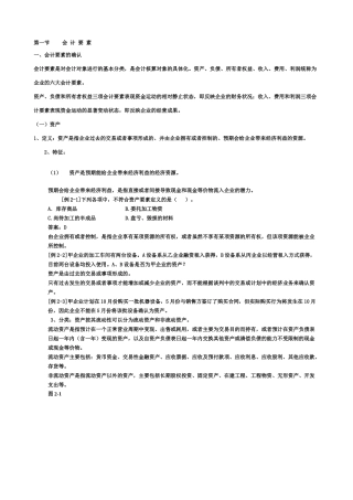XXXX年江苏省会计从业资格考试网上辅导《会计基础》课程讲义打包 第
