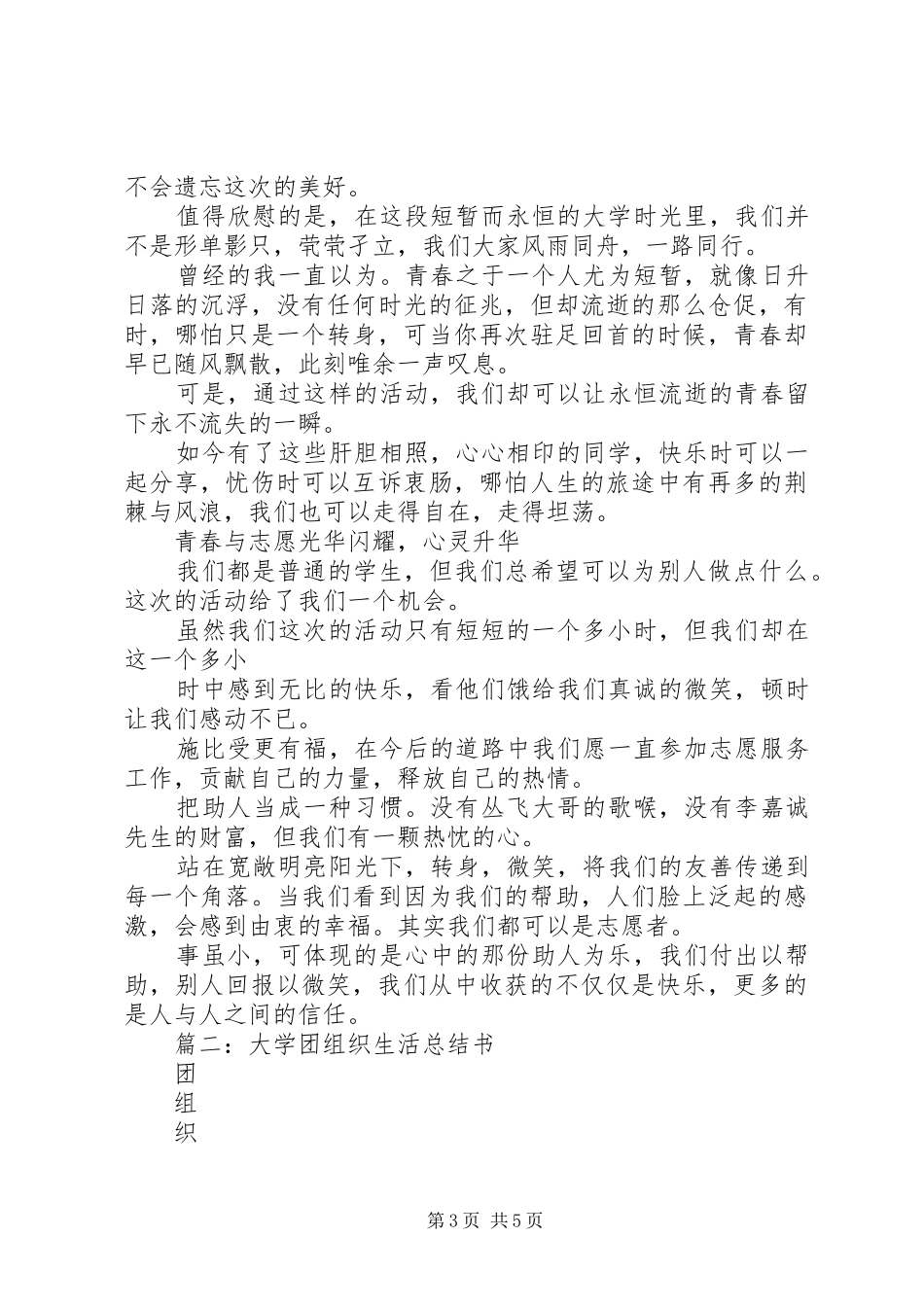 团组织生活总结_第3页