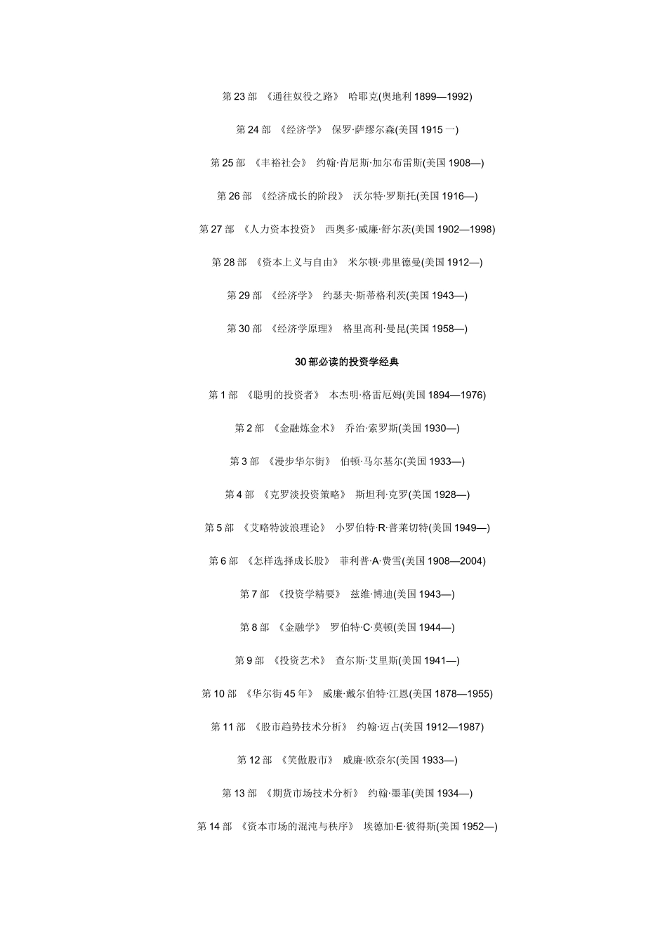 管理 投资 名著简介 外国名著推荐全集介绍_第2页