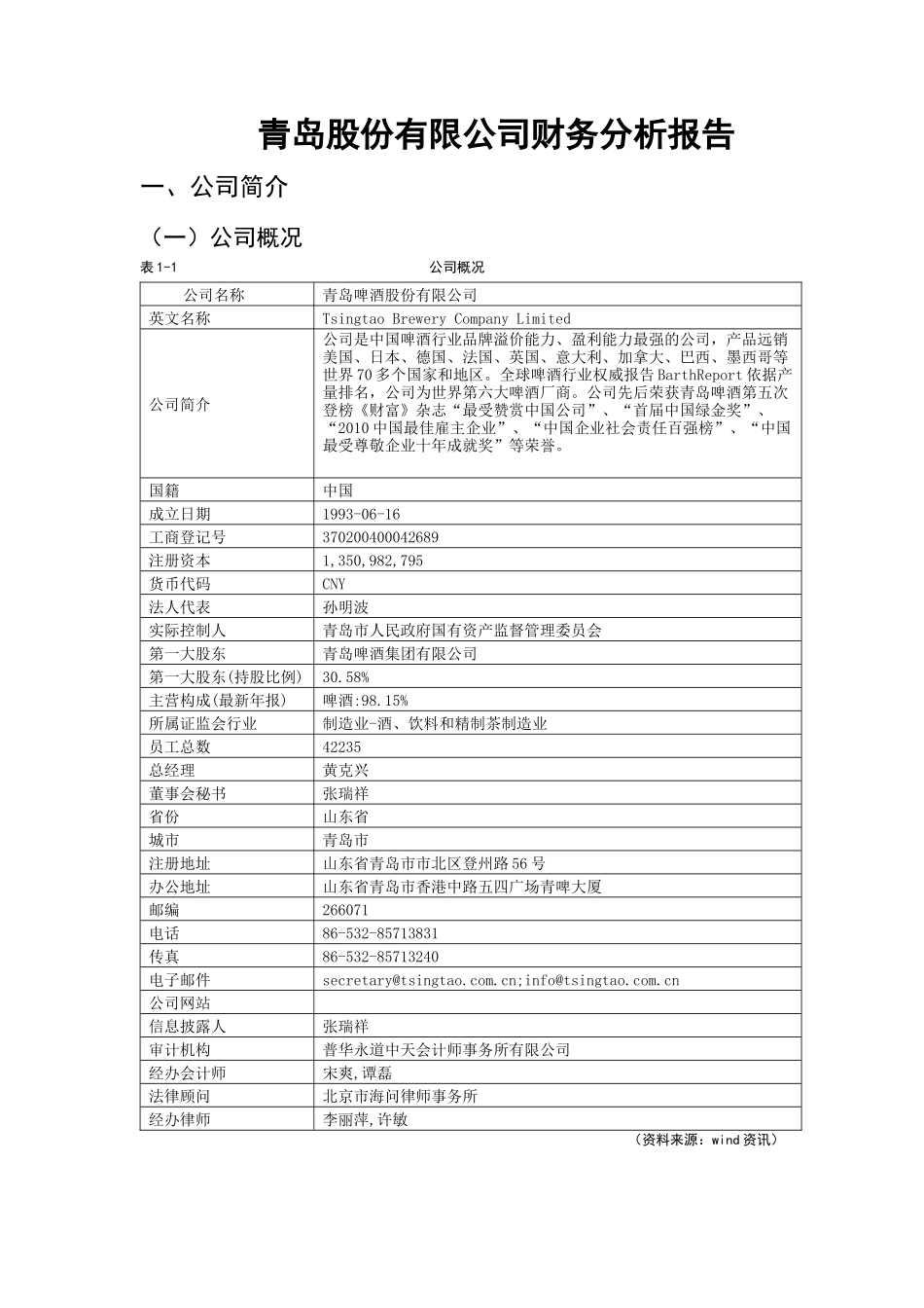 股份有限公司财务分析报告_第3页