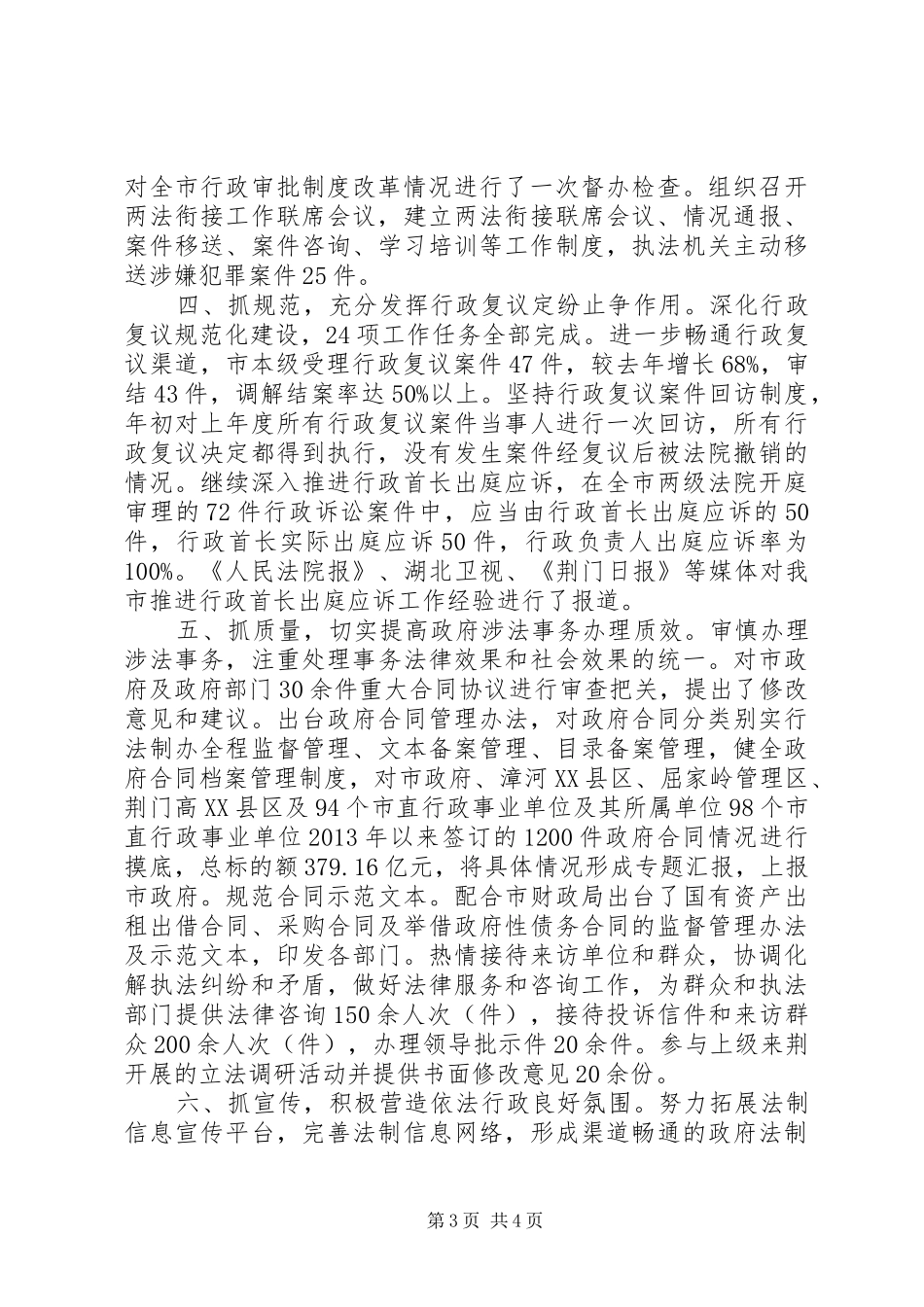 市政府法制办XX年工作总结_第3页