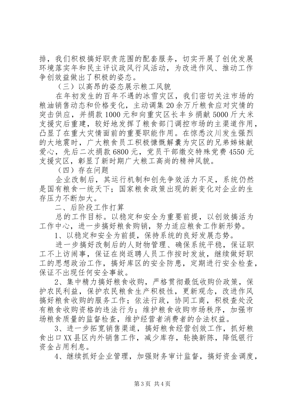 县粮食局安全工作半年总结_第3页