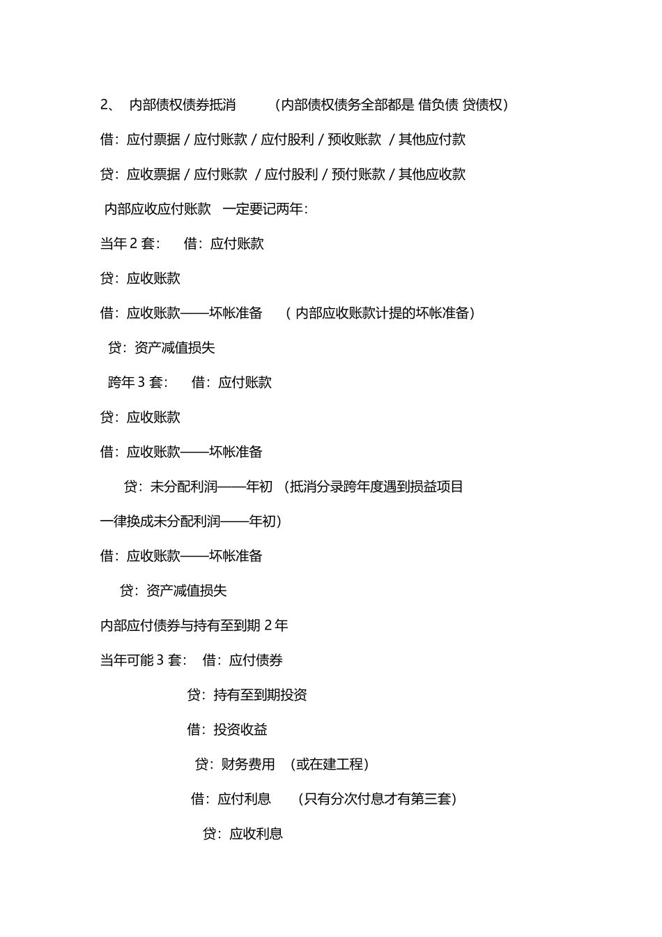 合并报表中涉及的会计分录_第2页