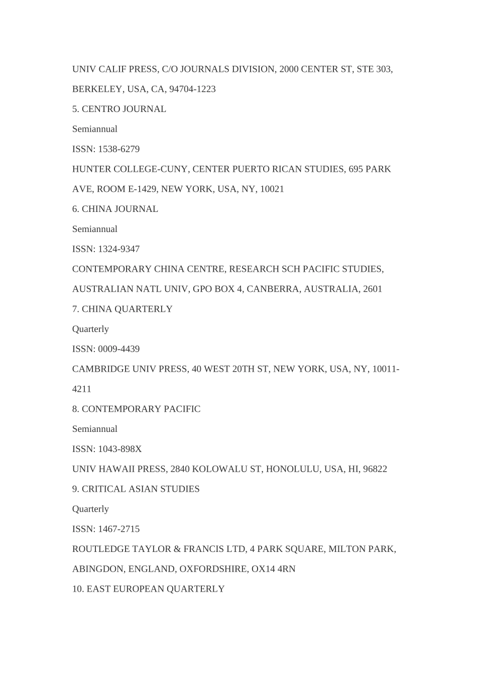 SSCI收录期刊及财务知识分析清单_第2页