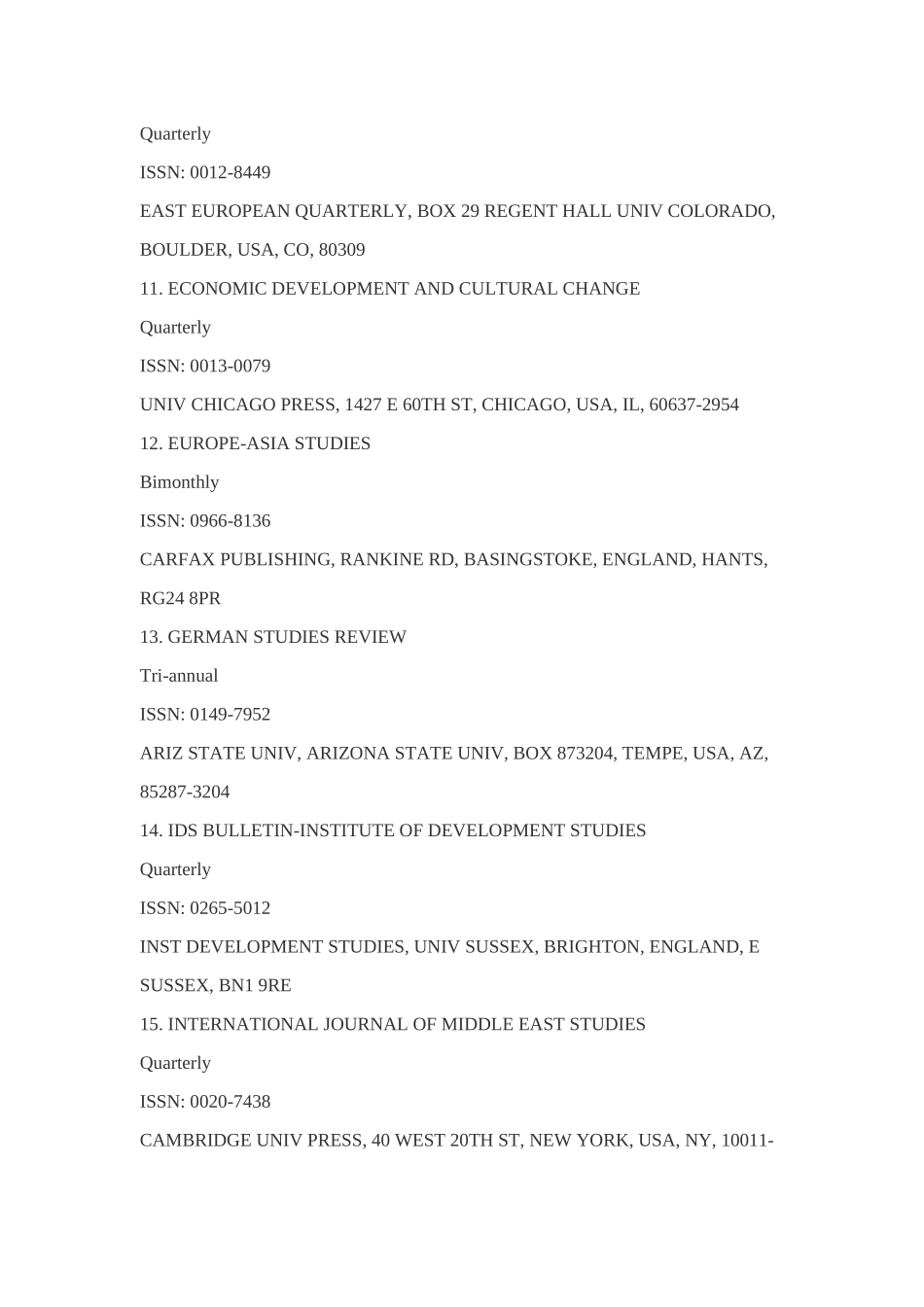SSCI收录期刊及财务知识分析清单_第3页