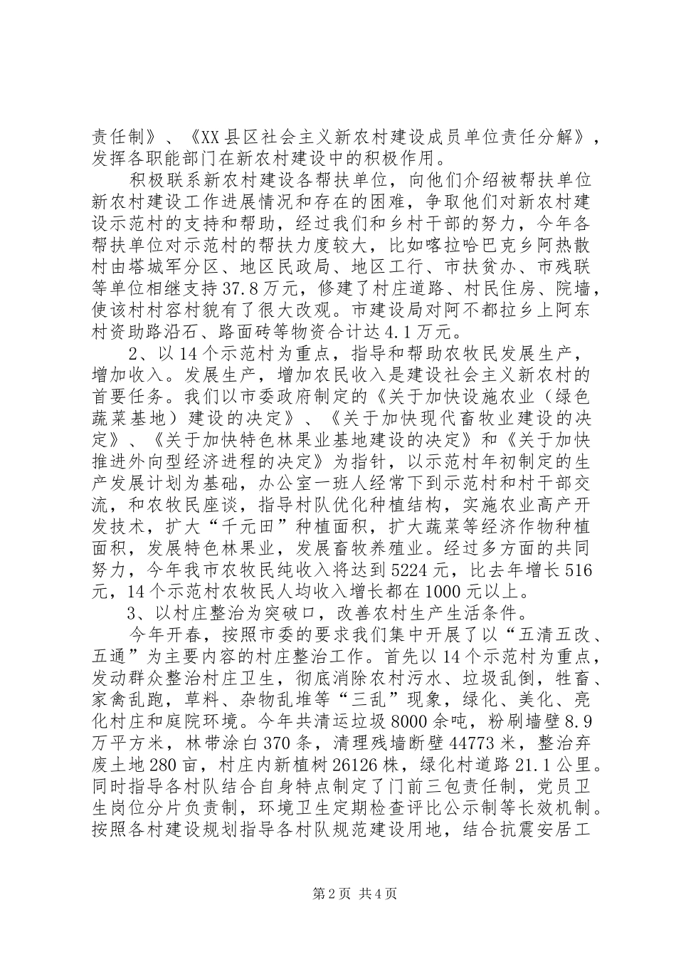 市新农办个人工作总结_第2页