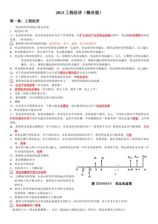 XXXX梅世强工程经济全