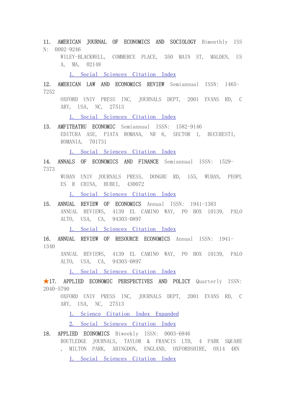 XXXX年SSCI经济学317_第3页