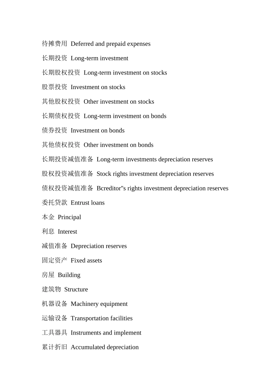 常见会计英语词汇_第3页