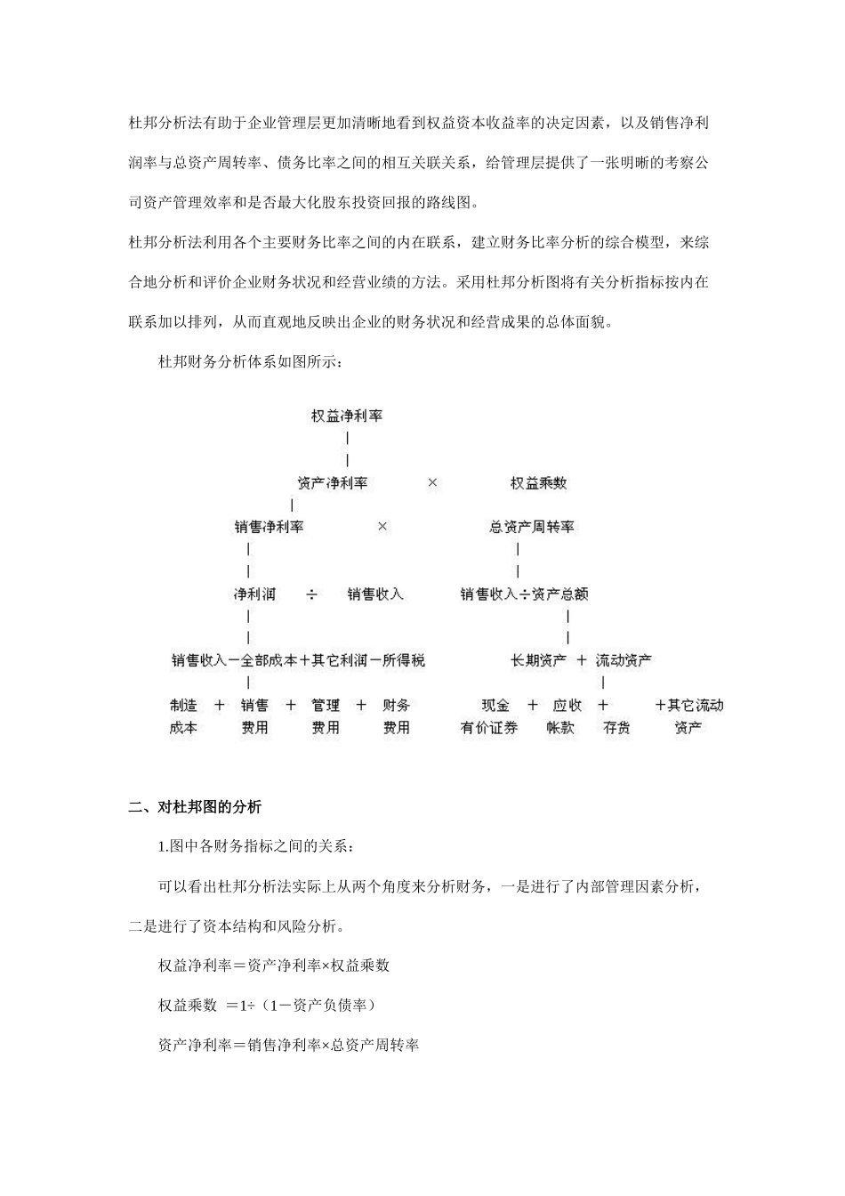 杜邦财务分析法及案例分析_第2页