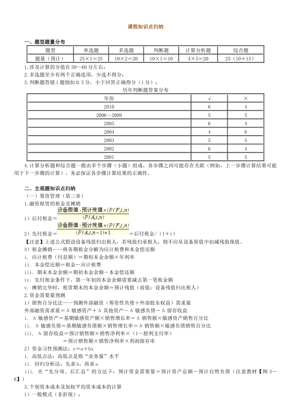 财务管理考试重点_第1页