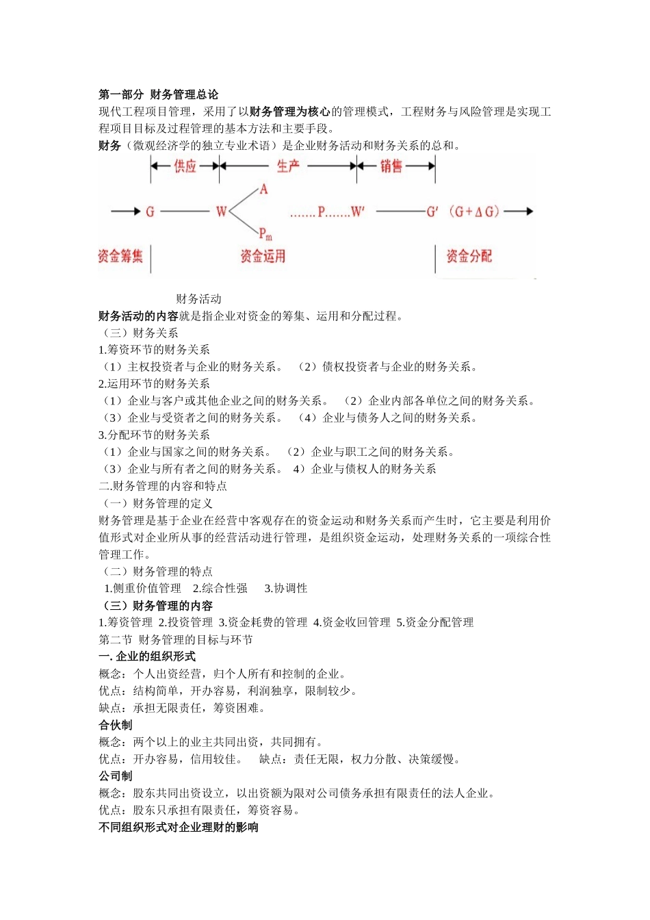 财务复习精简版_第1页