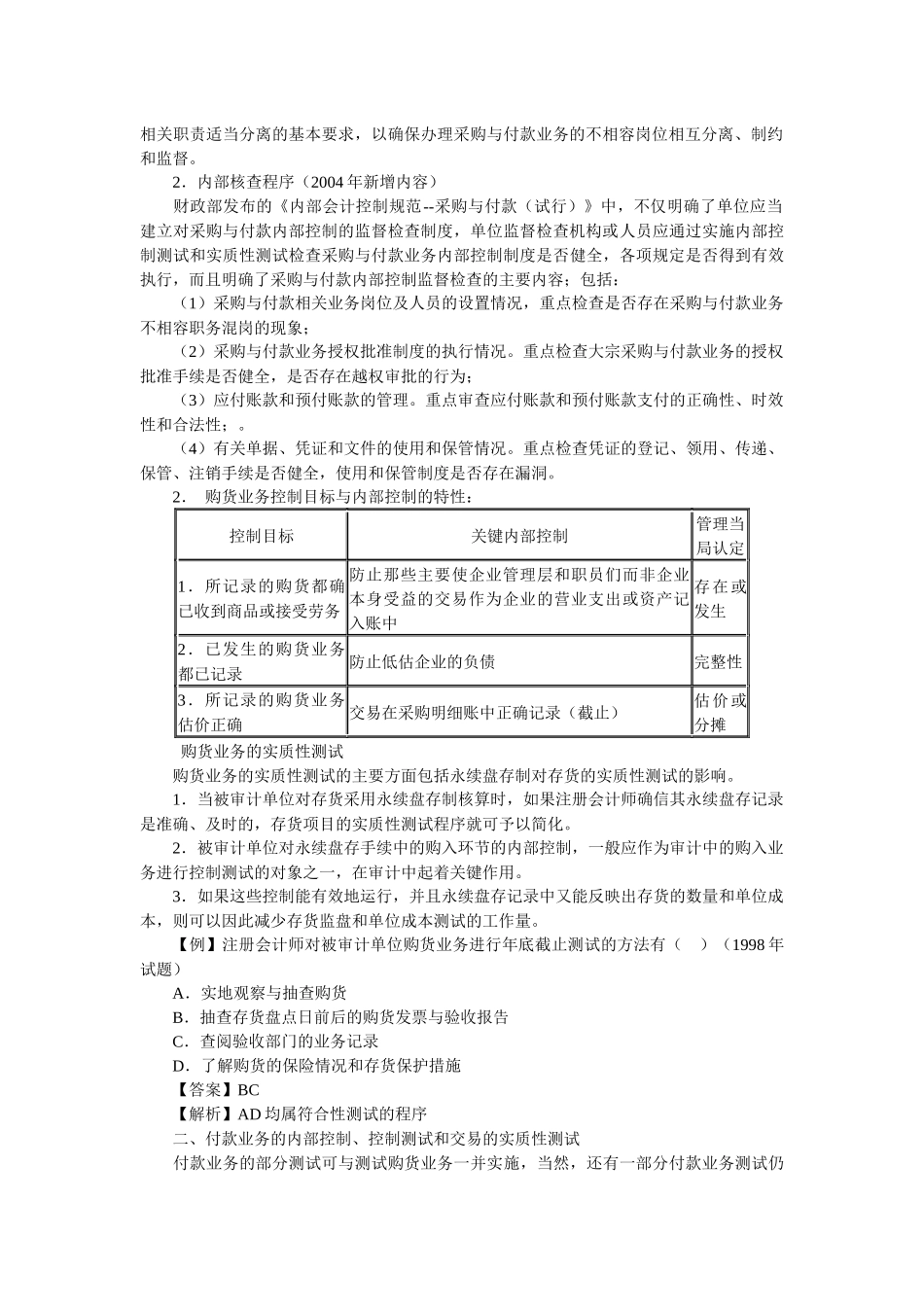 购货与付款循环审计讲解_第2页