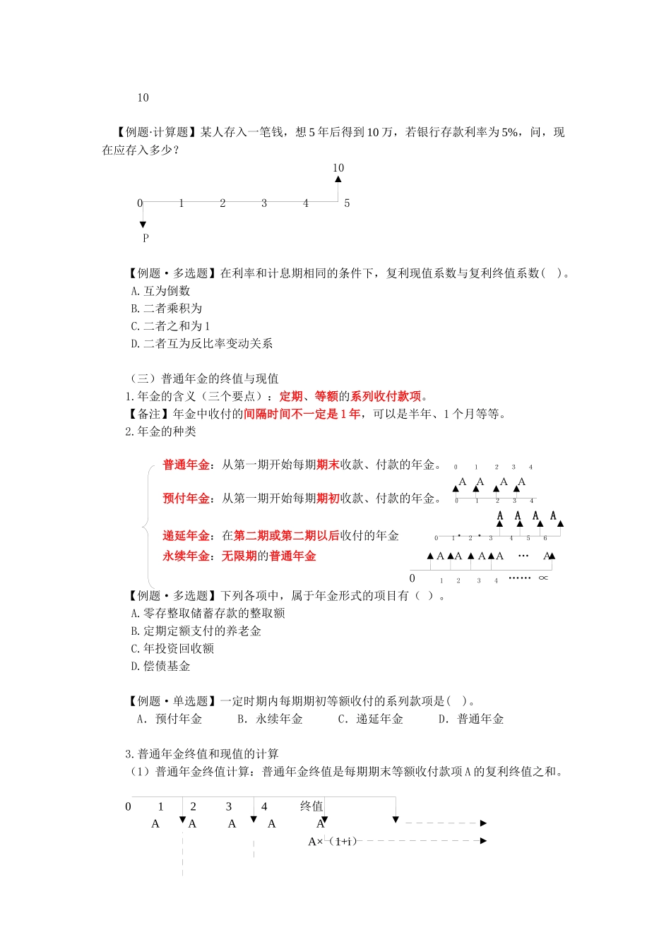 财务管理第三章教学笔记_第2页