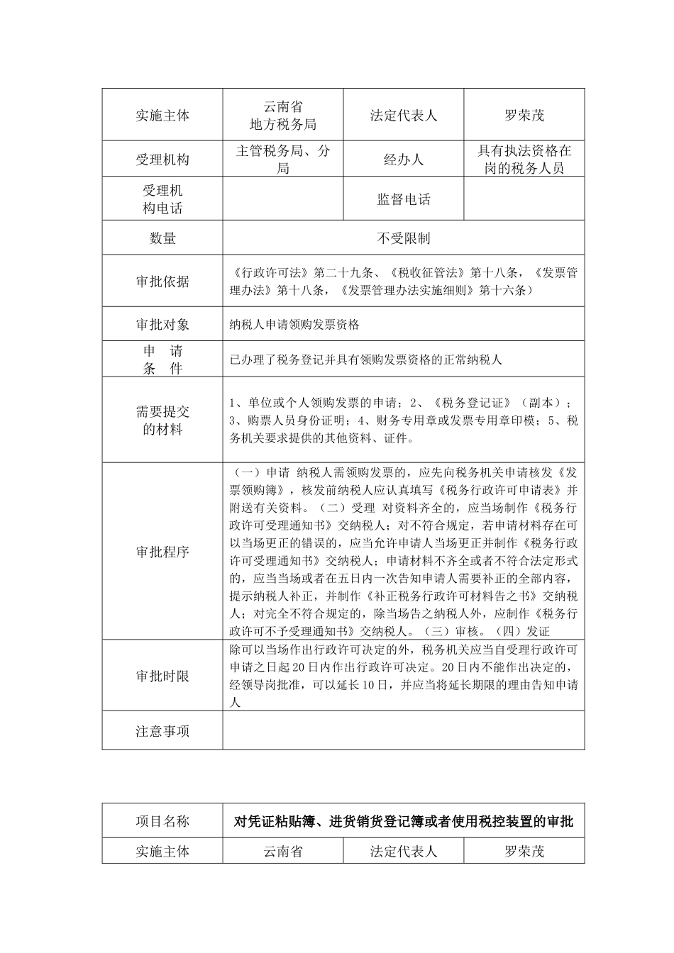 楚雄州地税局行政许可-楚雄州地税局行政许可（审批）_第3页