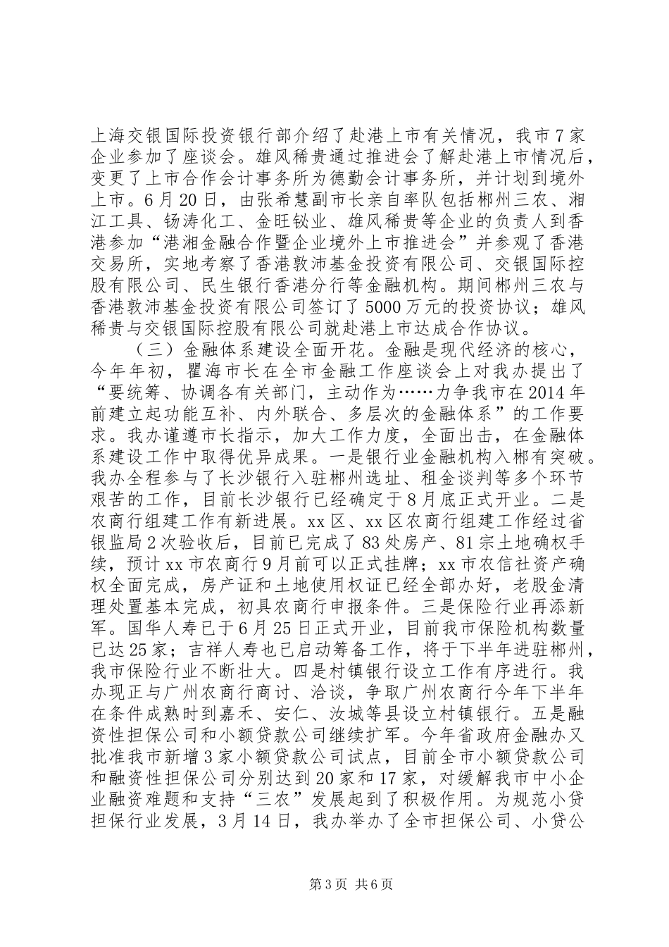 市政府金融办年度工作总结_第3页