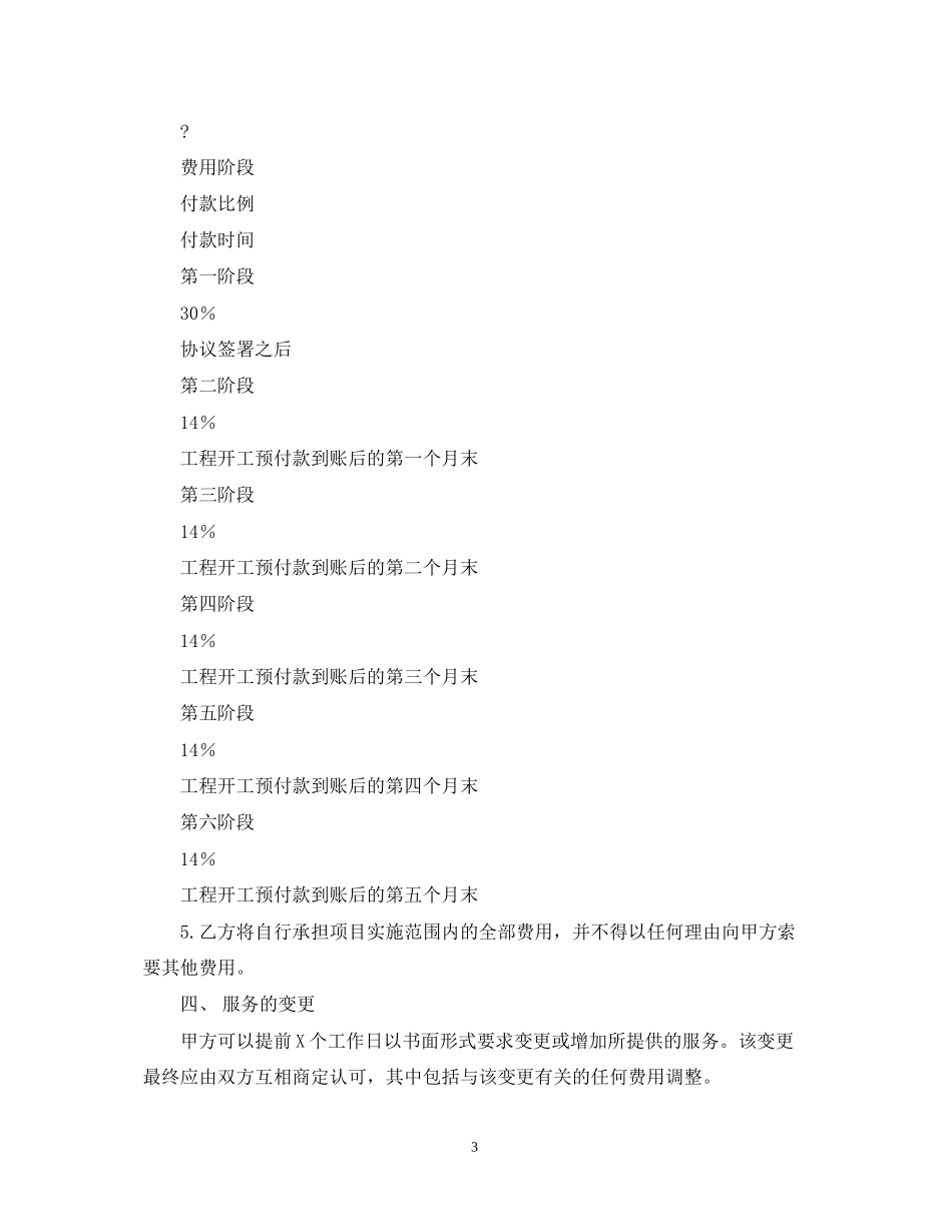 咨询服务承揽合同模板_第3页