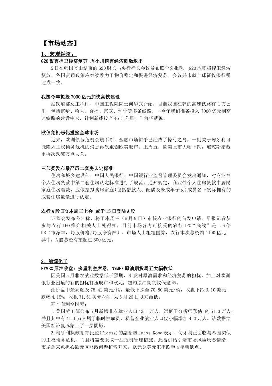 期货投资参考杉立财经ShanliFinace【市场动_第1页