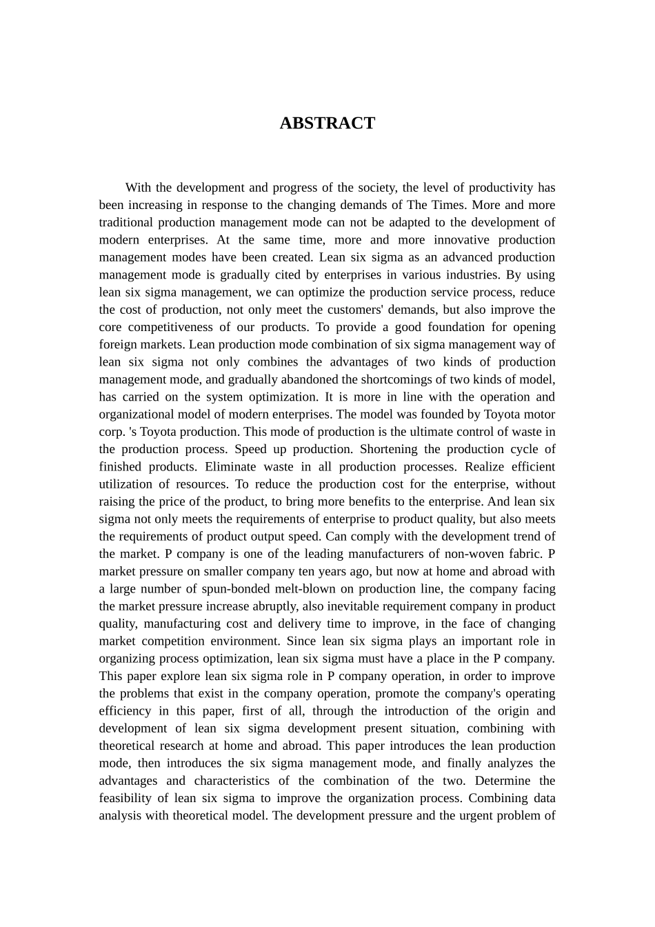 精益六西格玛在P公司的应用研究分析_第3页