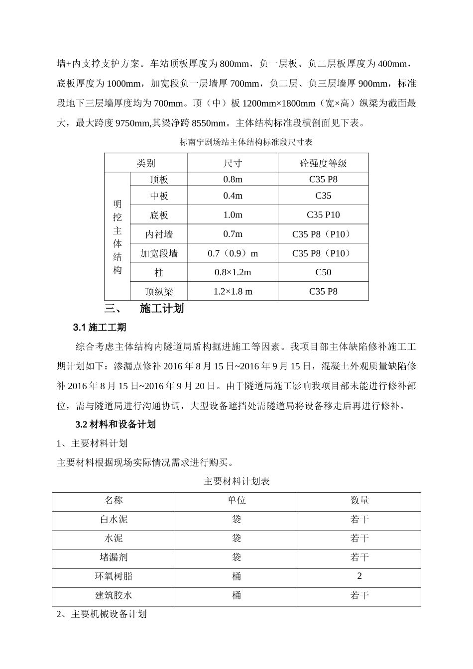 南宁剧场站主体结构质量缺陷专项处理方案_第2页