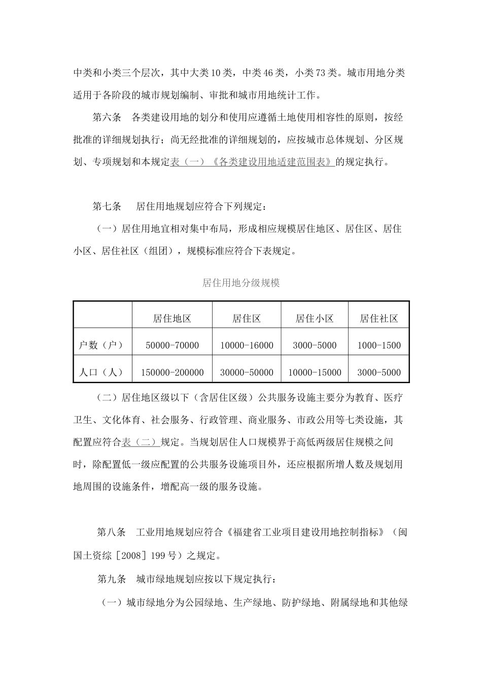莆田城市规划管理技术规定_第2页