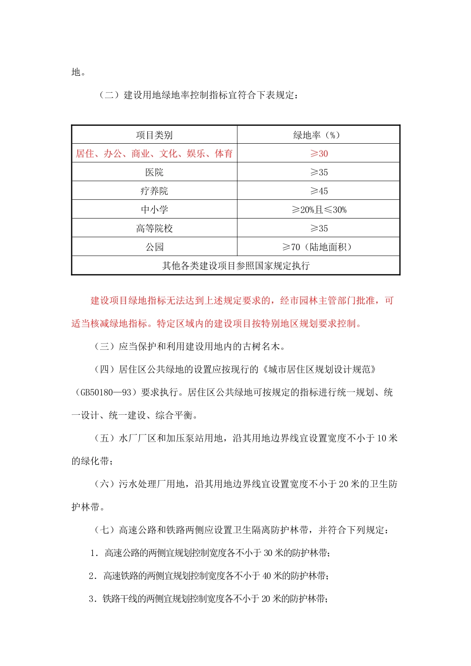 莆田城市规划管理技术规定_第3页