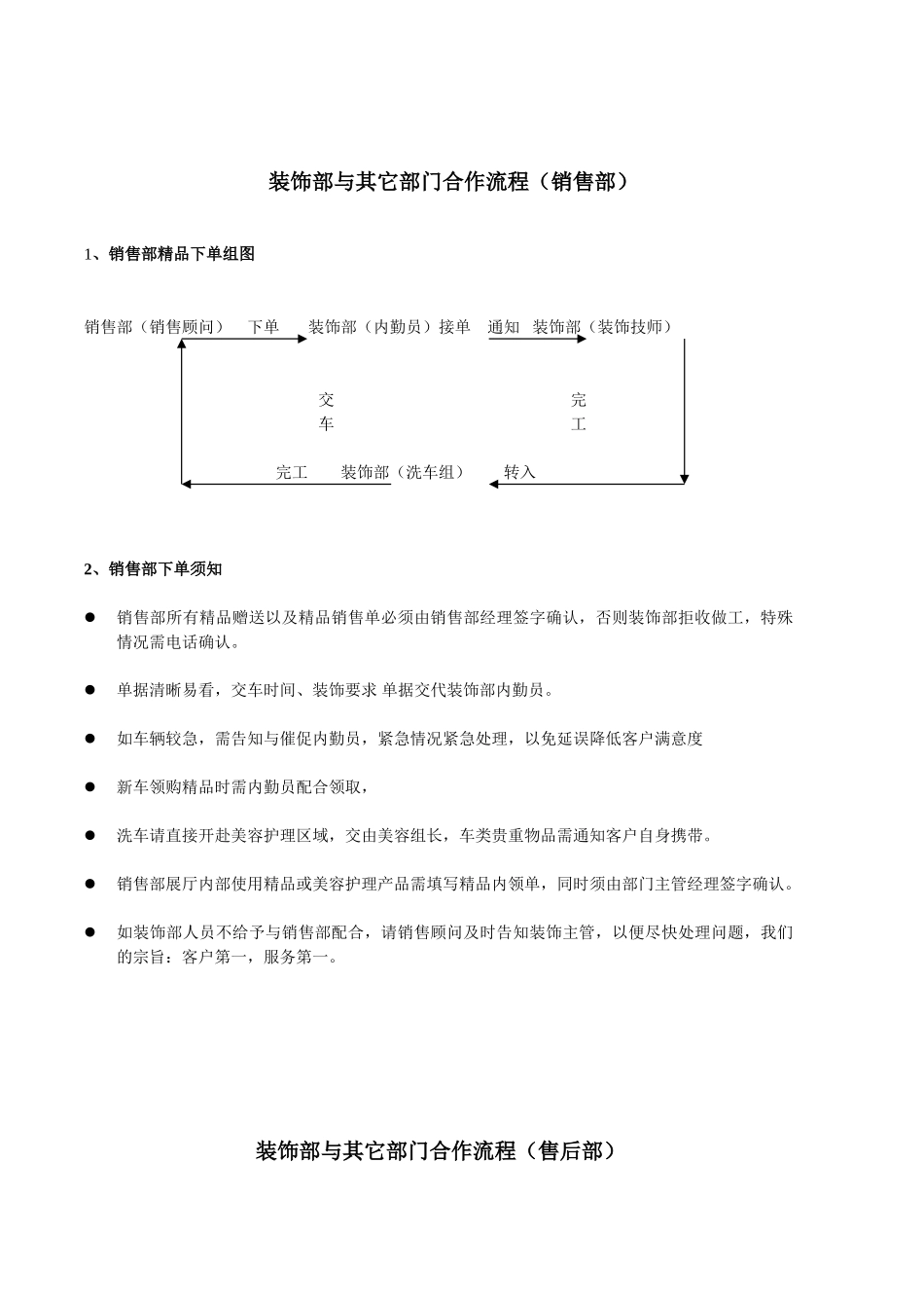 某大型公司汽车装饰部考核及提成方案_第2页
