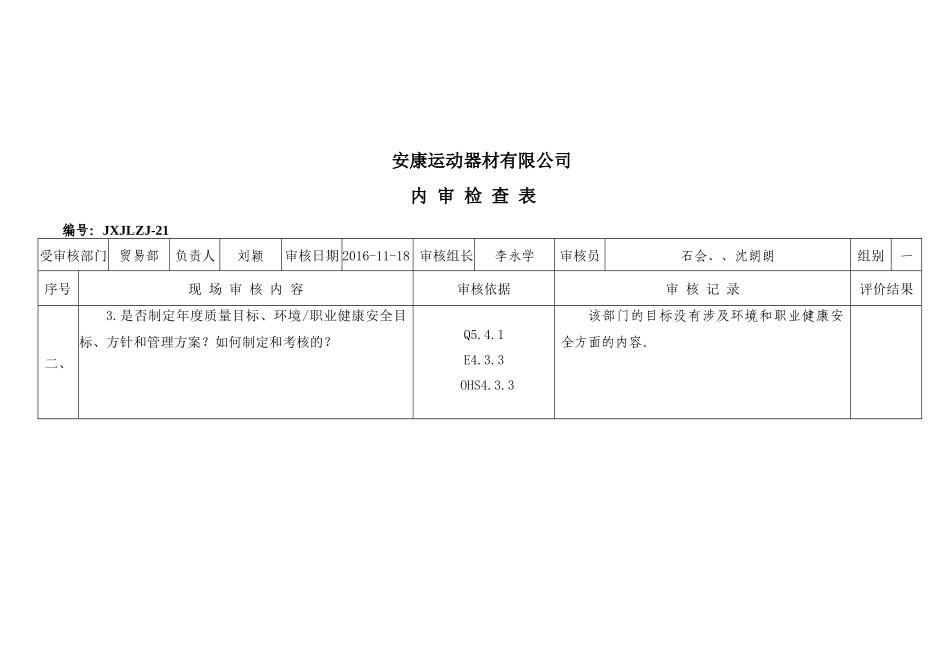 内审检查表(草稿)_第2页