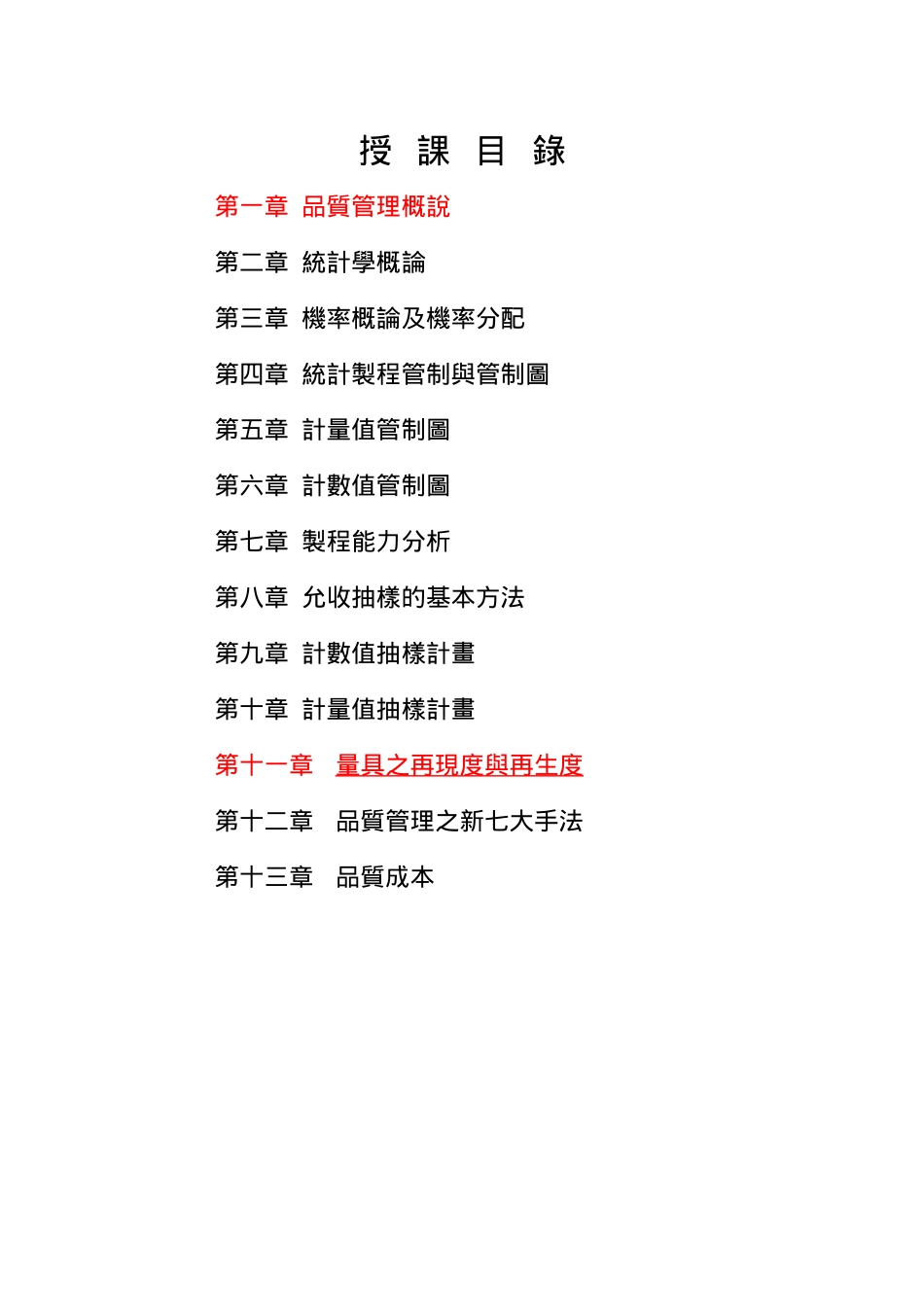 品质管理全套资料qm11_第1页