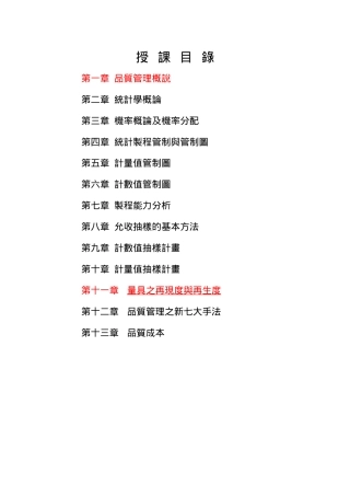 品质管理全套资料qm11