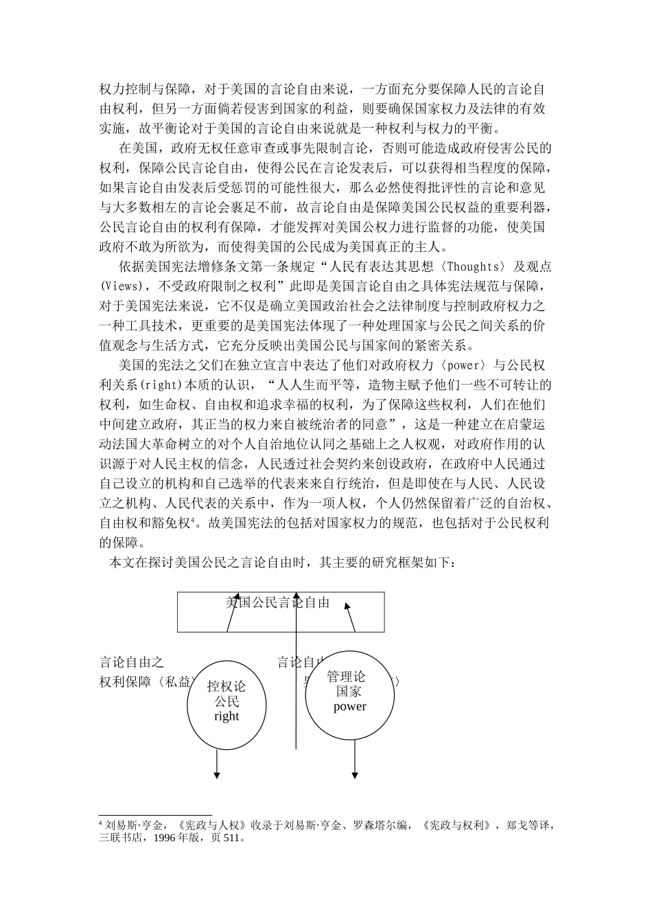 平衡论视角下之美国公民之言论自由_第3页