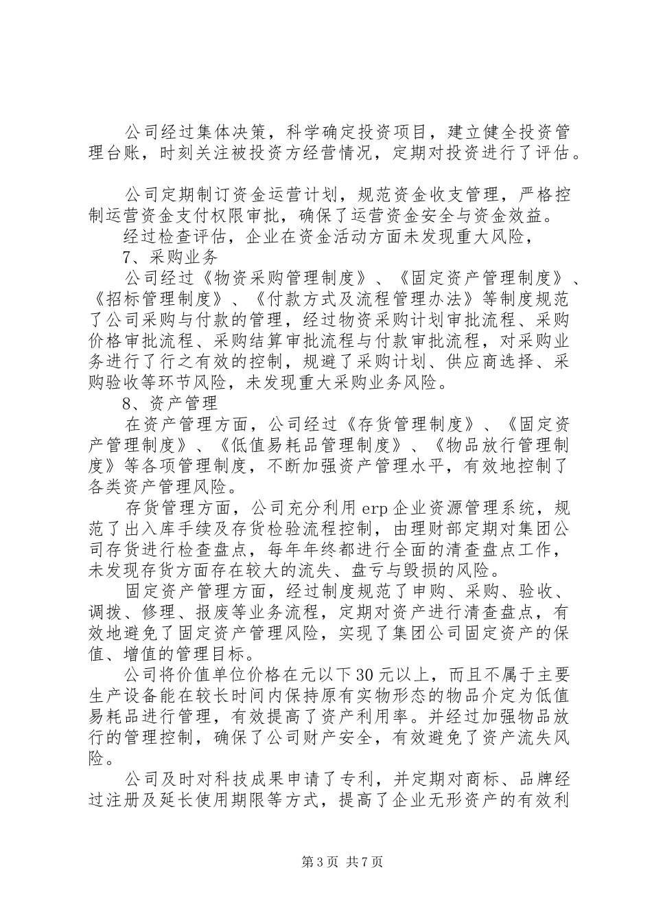 XX年企业风险评估报告_第3页