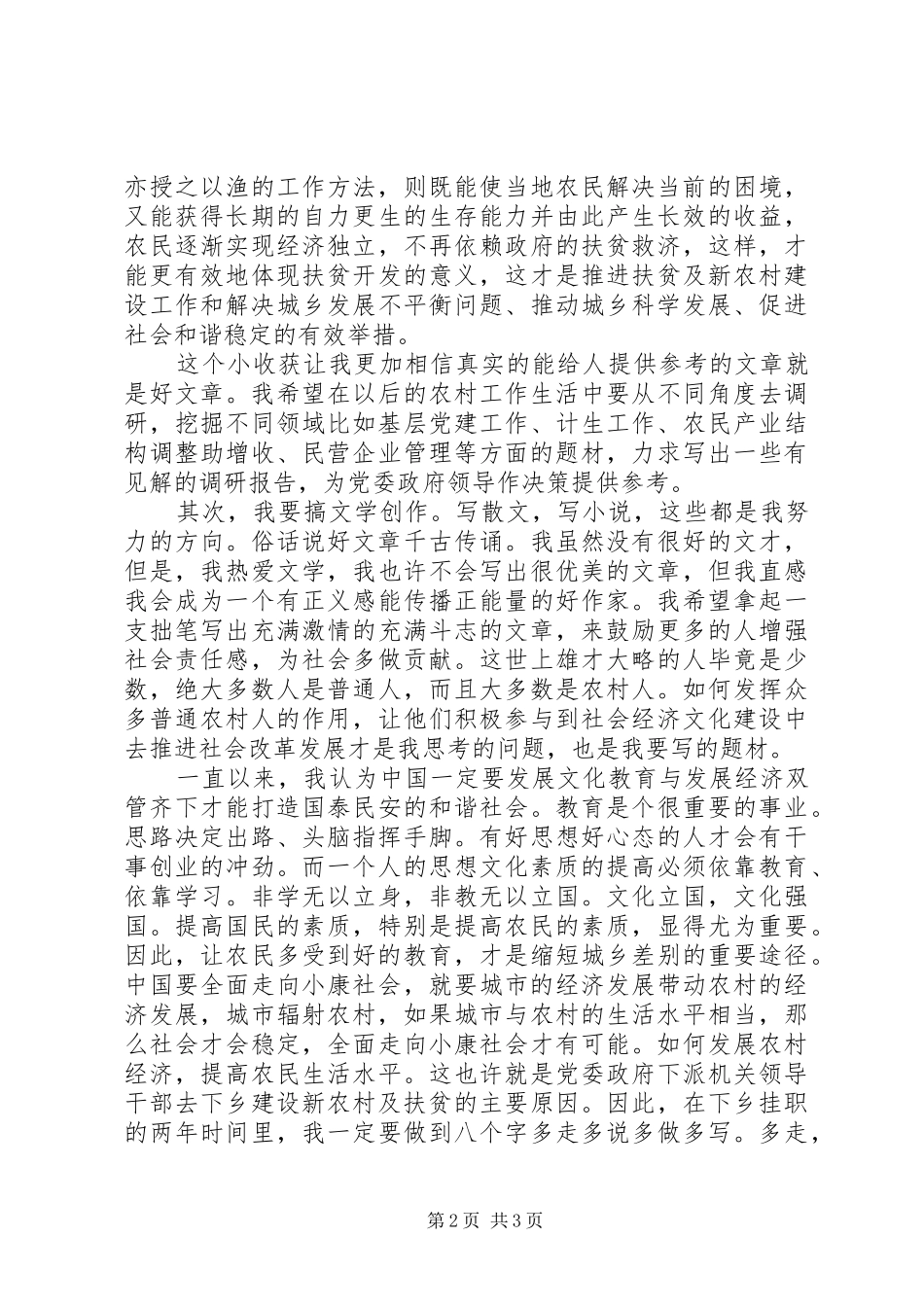XX年贫困村第一书记调研报告_第2页