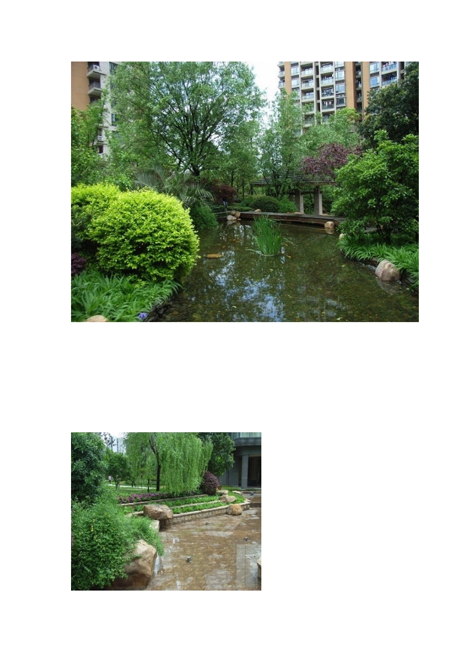 居住区绿化灌木地被种植表现案例探研(三、四)—亲水绿地、景观轴和节点_第3页