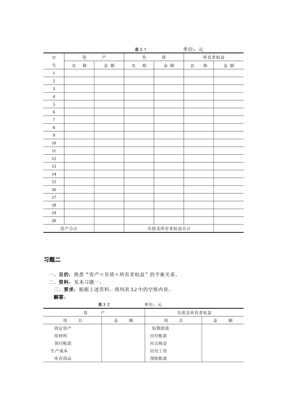 会计基础实务题强化训练_第2页