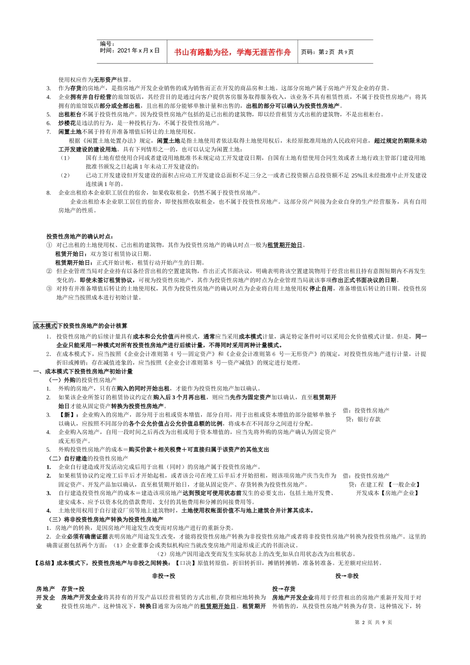 第7章 投资性房地产t_第2页