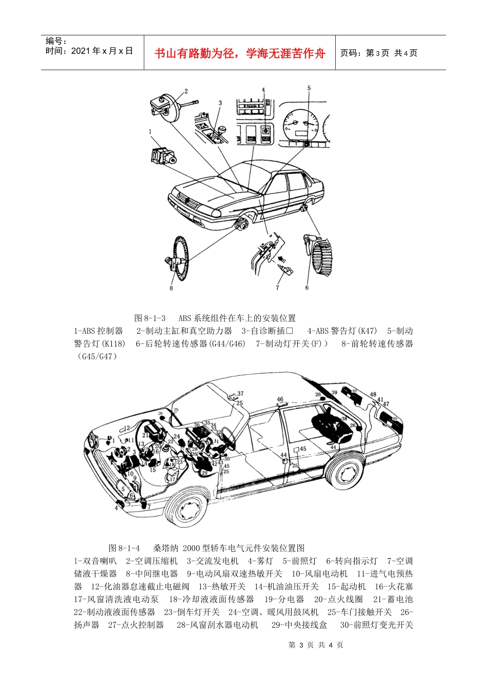 电子控制汽油喷射系统分为汽油供给系统、空气供给系统和控制系统_第3页