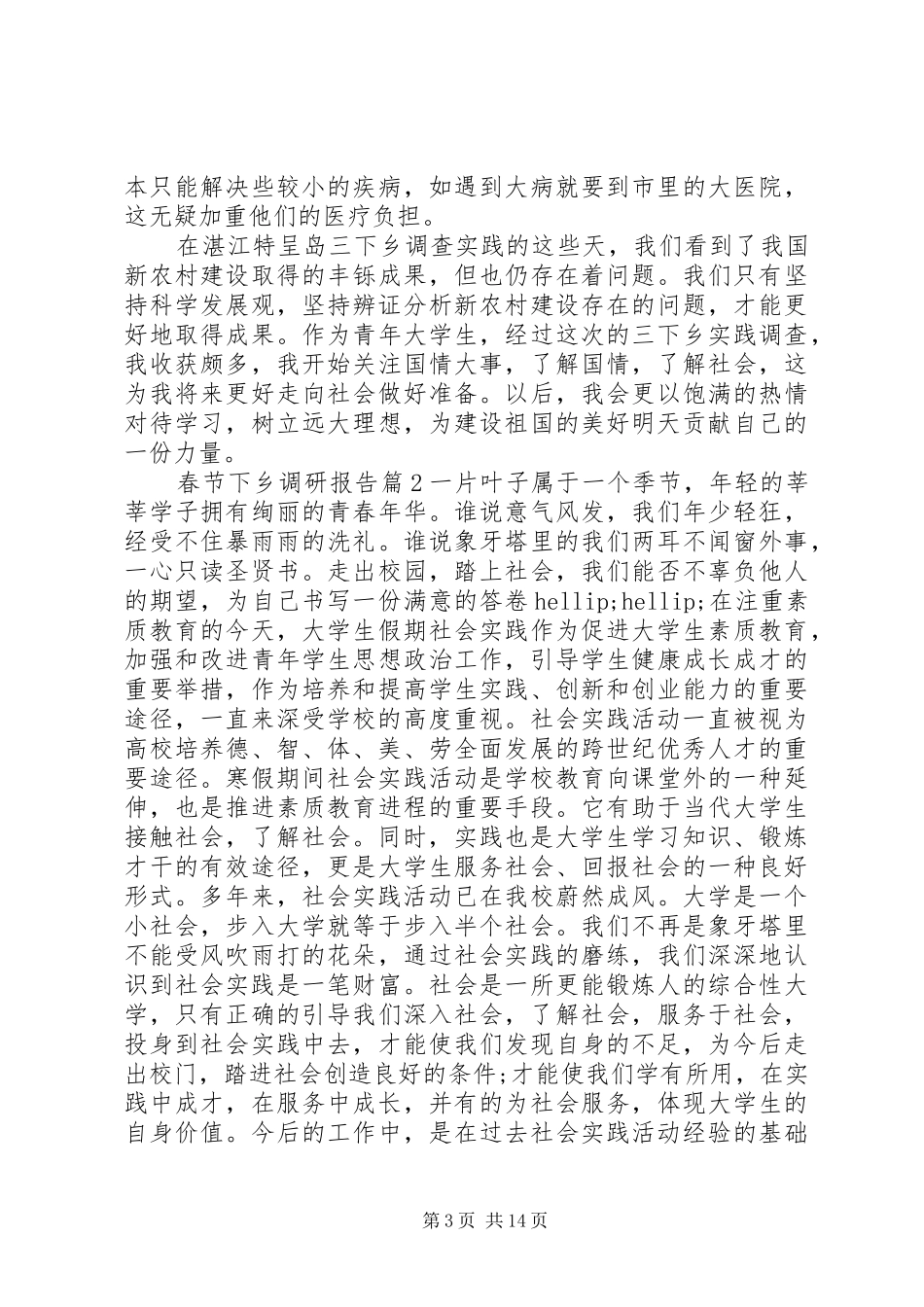 春节下乡调研报告_第3页