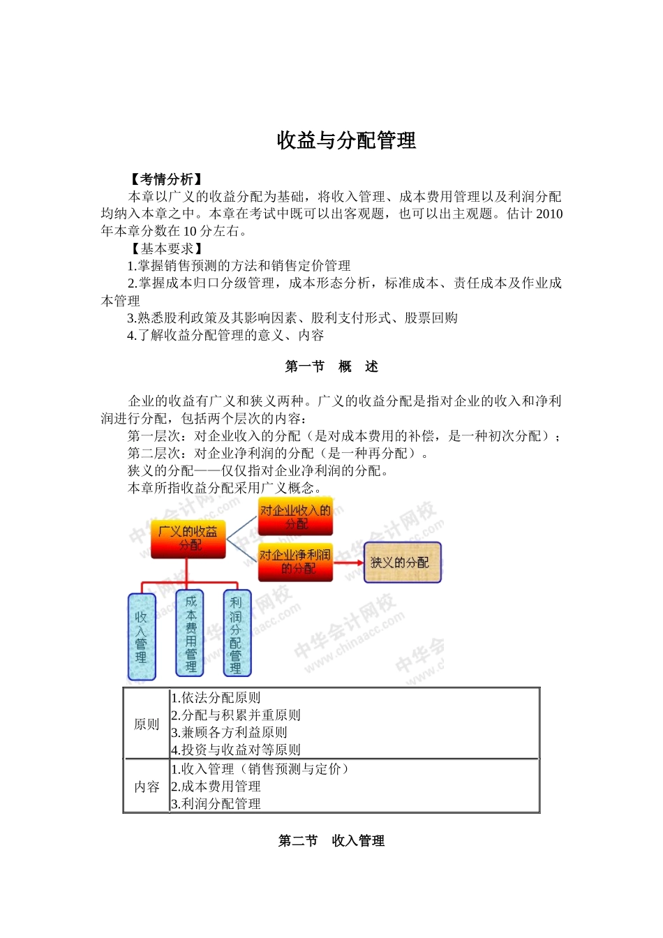 企业收入与利润分配管理_第1页