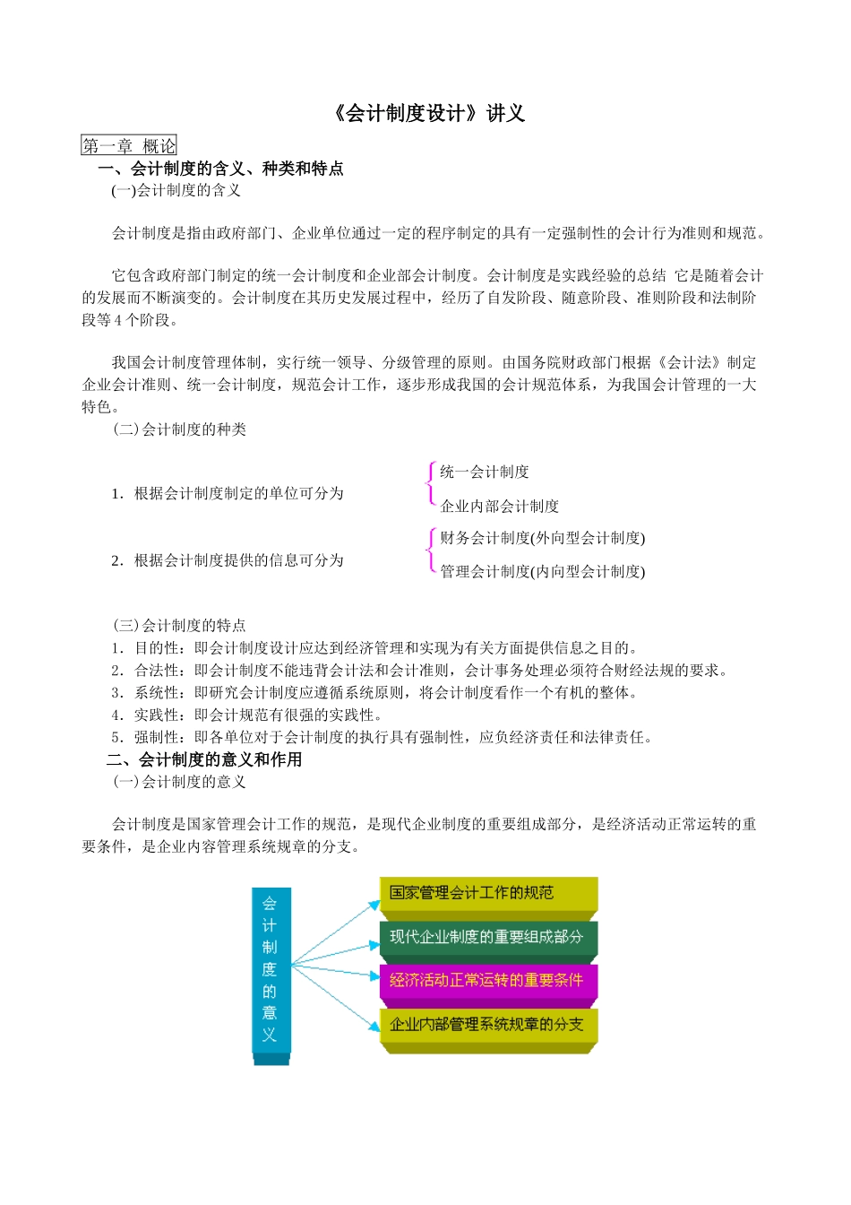 会计制度设计讲义_第1页