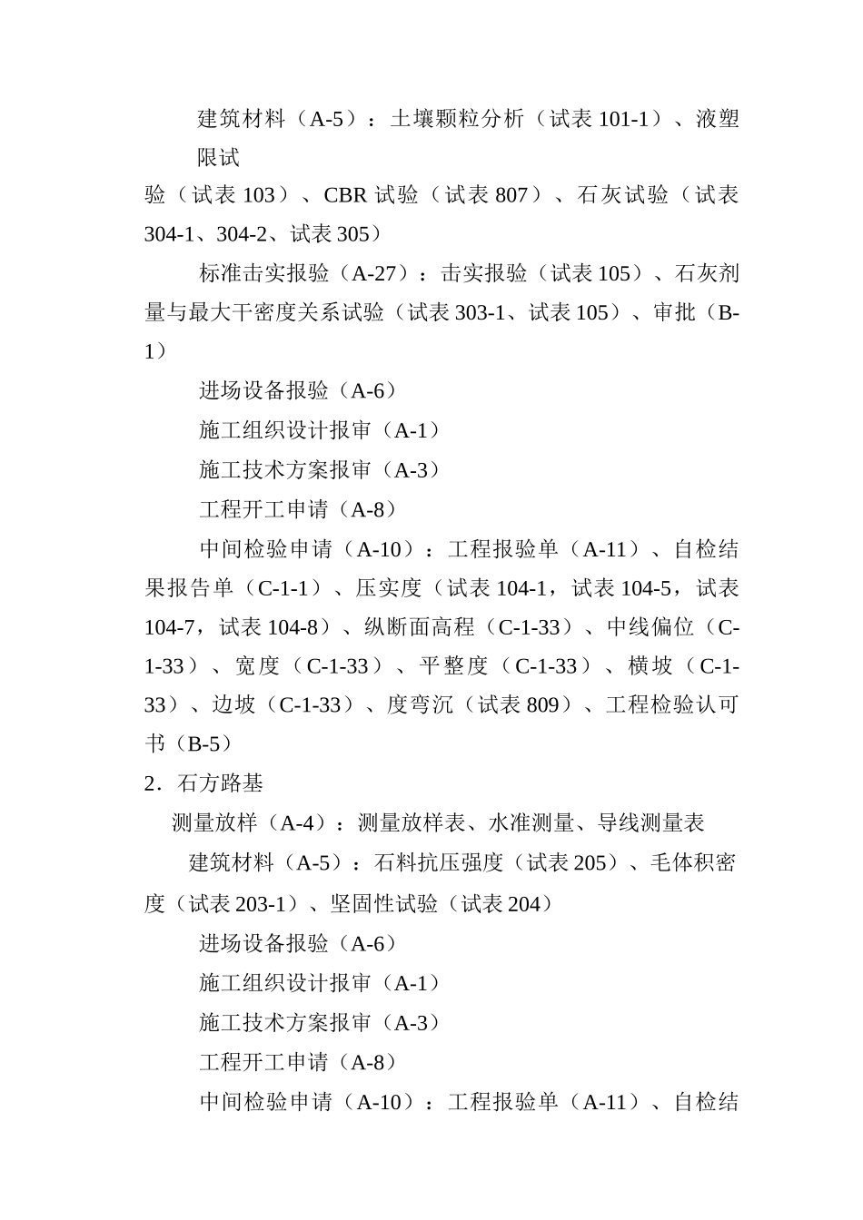 江苏省高速公路质量管理表格使用指南_第2页