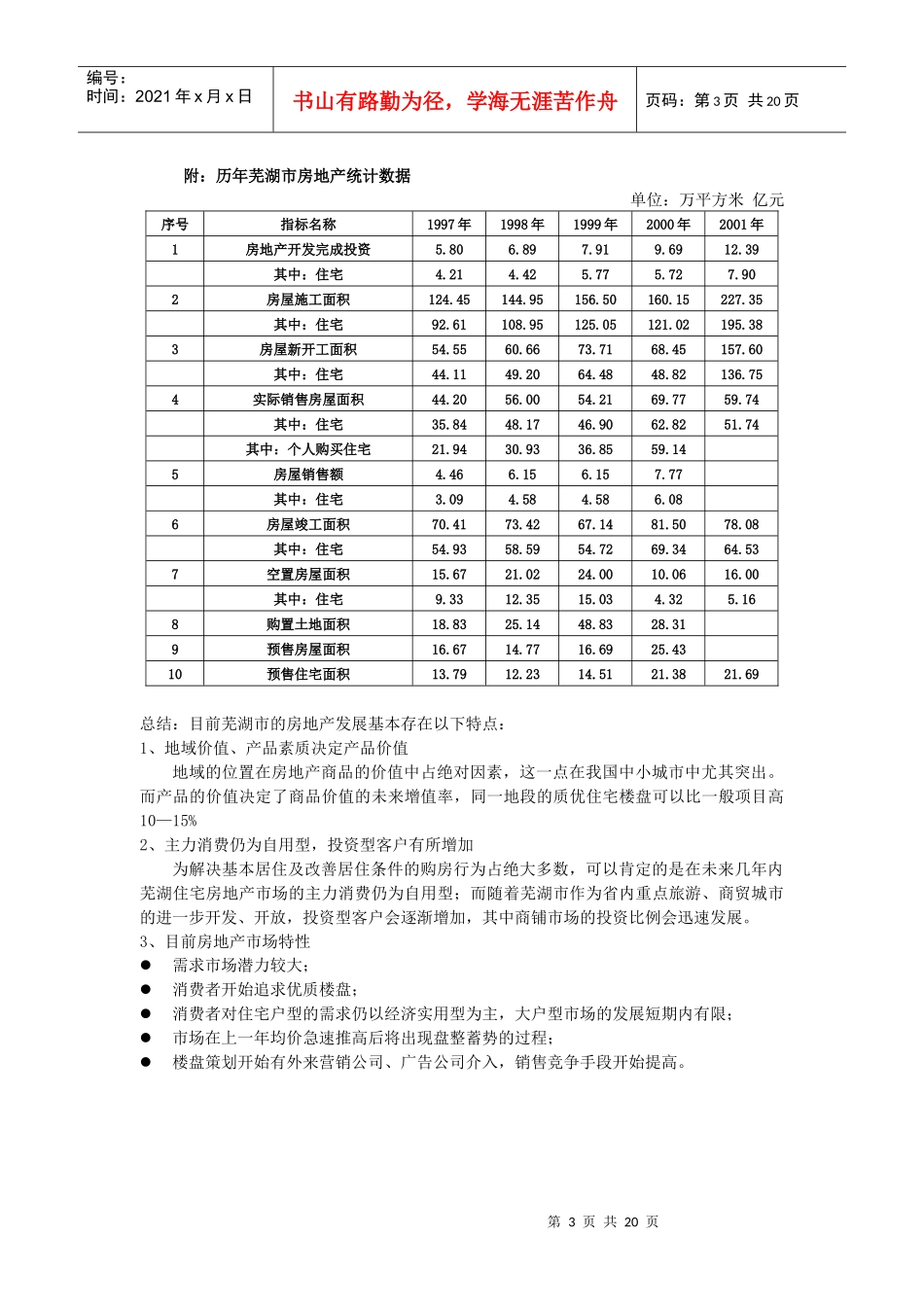 芜湖酒店项目分析报告(19P)_第3页