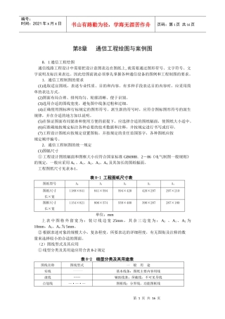 第8章 通信建设工程绘图与案例