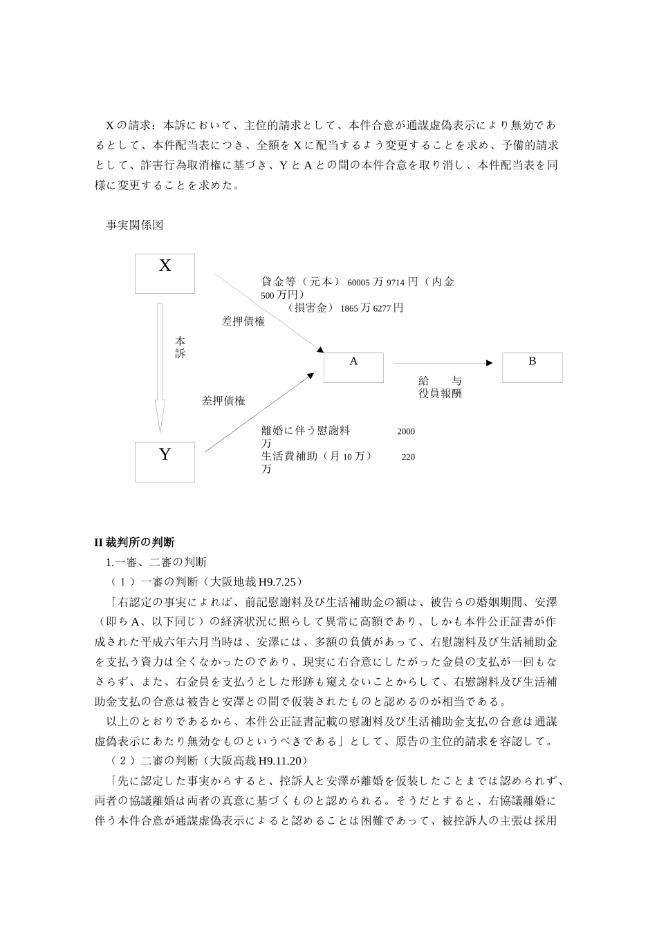 离婚伴う财产分与と诈害行为取消権_第2页